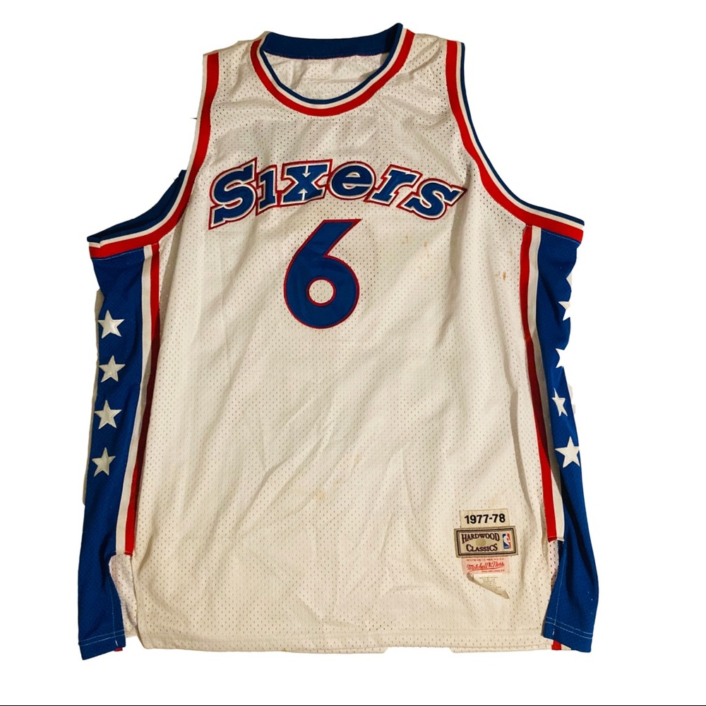 Dr. J Mitchell & Ness Sixers Throwback Jersey